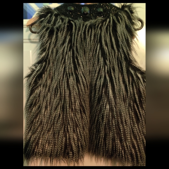 Cynthia Rowley fluffy vest - Picture 3 of 3